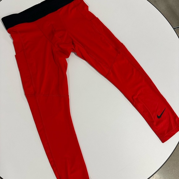Nike Other - Nike NWT Men’s Red and Black Leggings